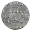 1903H Small H Canada 5-cents ICCS Certified AU-55 (Edge Damage)