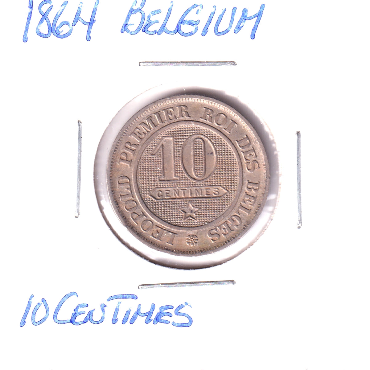 Belgium 1864 10 Centimes