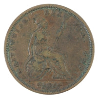 Great Britain 1831 William IV Penny ~Fine