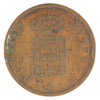 Portugal 1839 Maria II 10 Reis Very Fine (VF-20)