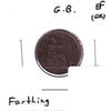 Great Britain 1891 Farthing Extra Fine (EF-40) Scratched