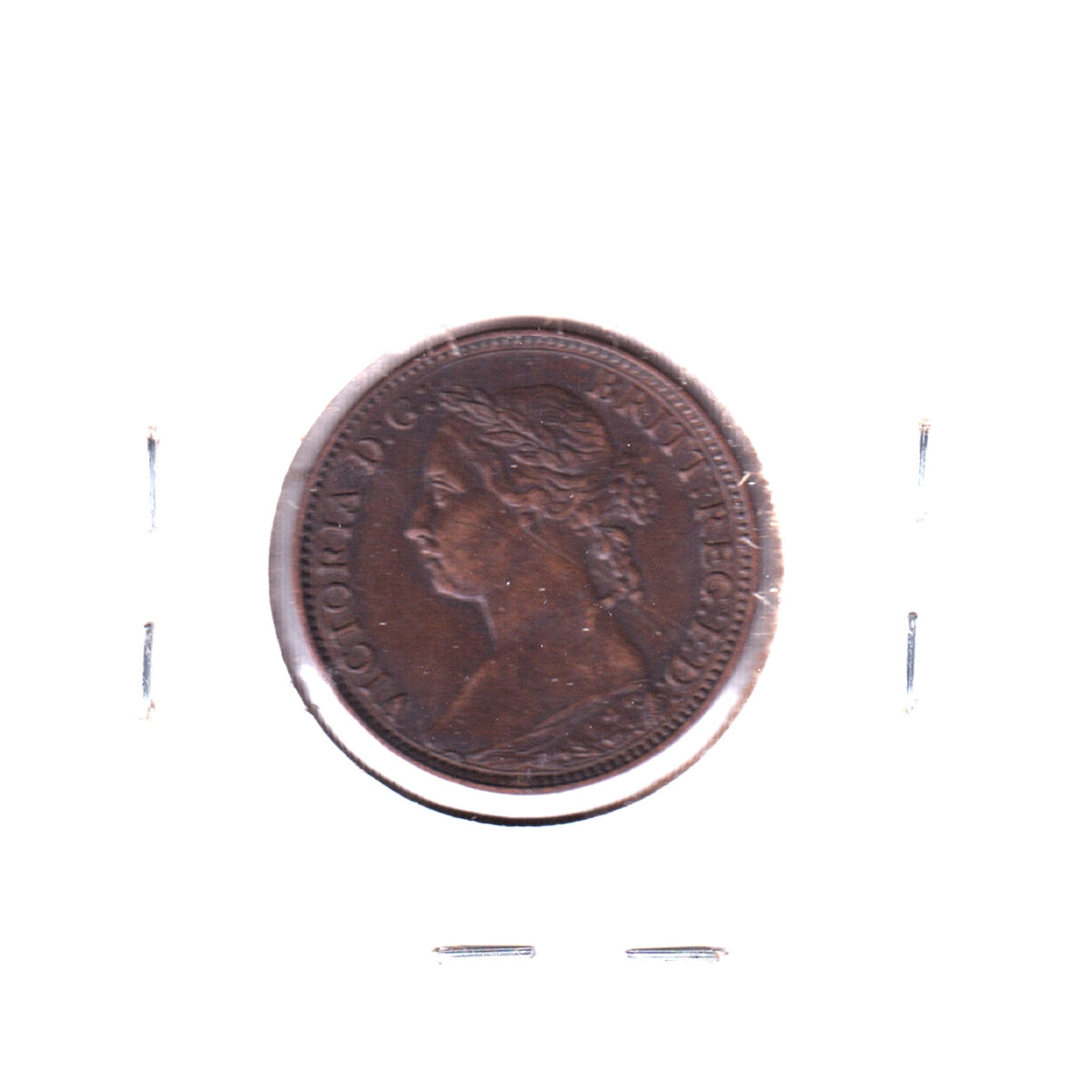 Great Britain 1891 Farthing Extra Fine (EF-40) Scratched