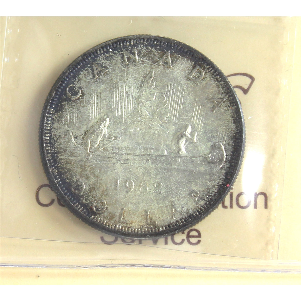 1962 Canada Dollar ICCS Certified MS-64