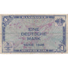 Germany Note 1948 1 Deutsche Mark, F (stain)