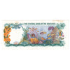 Bahamas Note Pick #35a 1974 1 Dollar, Donaldson, VF-EF (VF-30) Damaged