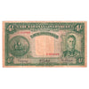 Bahamas Note, Pick #9e 1936 4 Shillings, VF-EF (VF-30) Tear