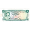 Bahamas Note, Pick #27a 1968 1 Dollar, Almost Uncirculated (AU-50) Stain