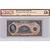 BC-5 1935 Canada $5 Osborne-Towers, English, Check A, BCS Certified F-18 (Minor Stain)