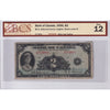 BC-3 1935 Canada $2 Osborne-Towers, English, BCS Certified F-12 (Major Tear, Soiling)