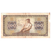 Yugoslavia 1946 100 Dinara Note, Pick #65a, VF-EF (Damaged)