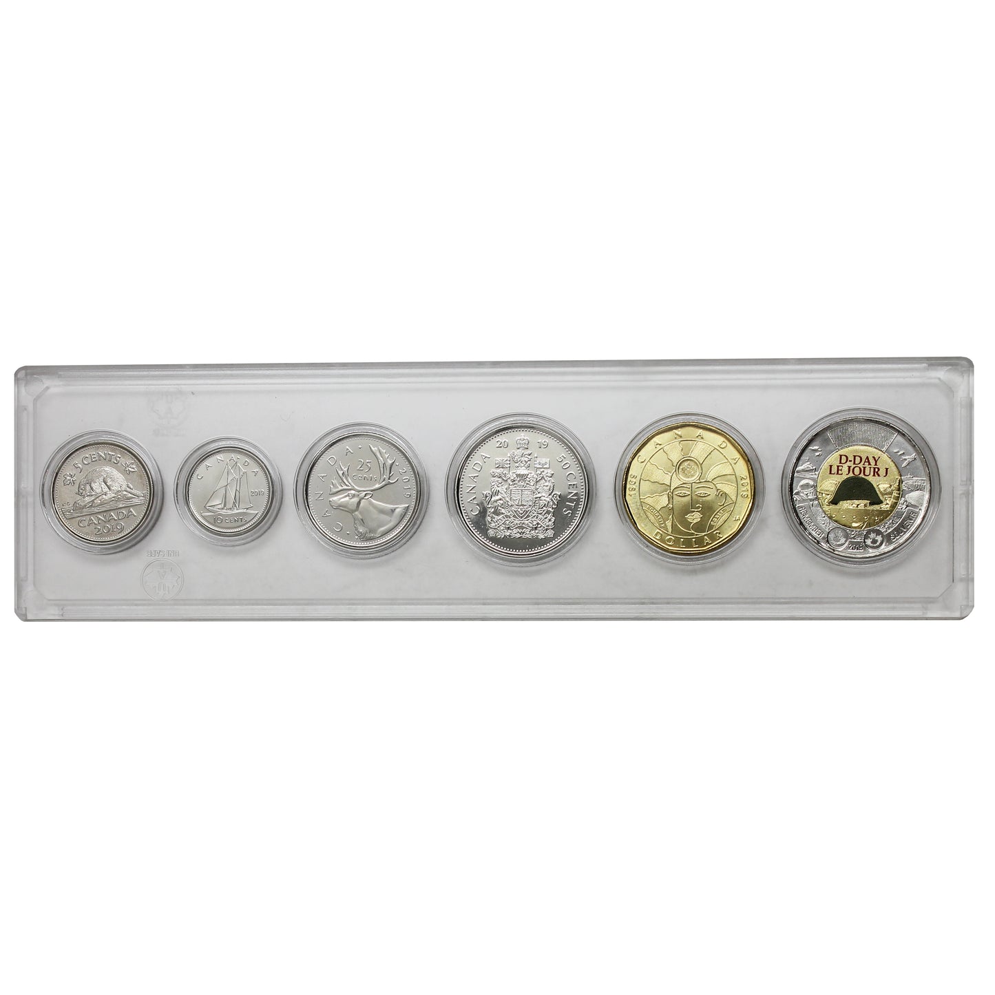 2019 Canada 6-coin Year Set in Snap Lock Case